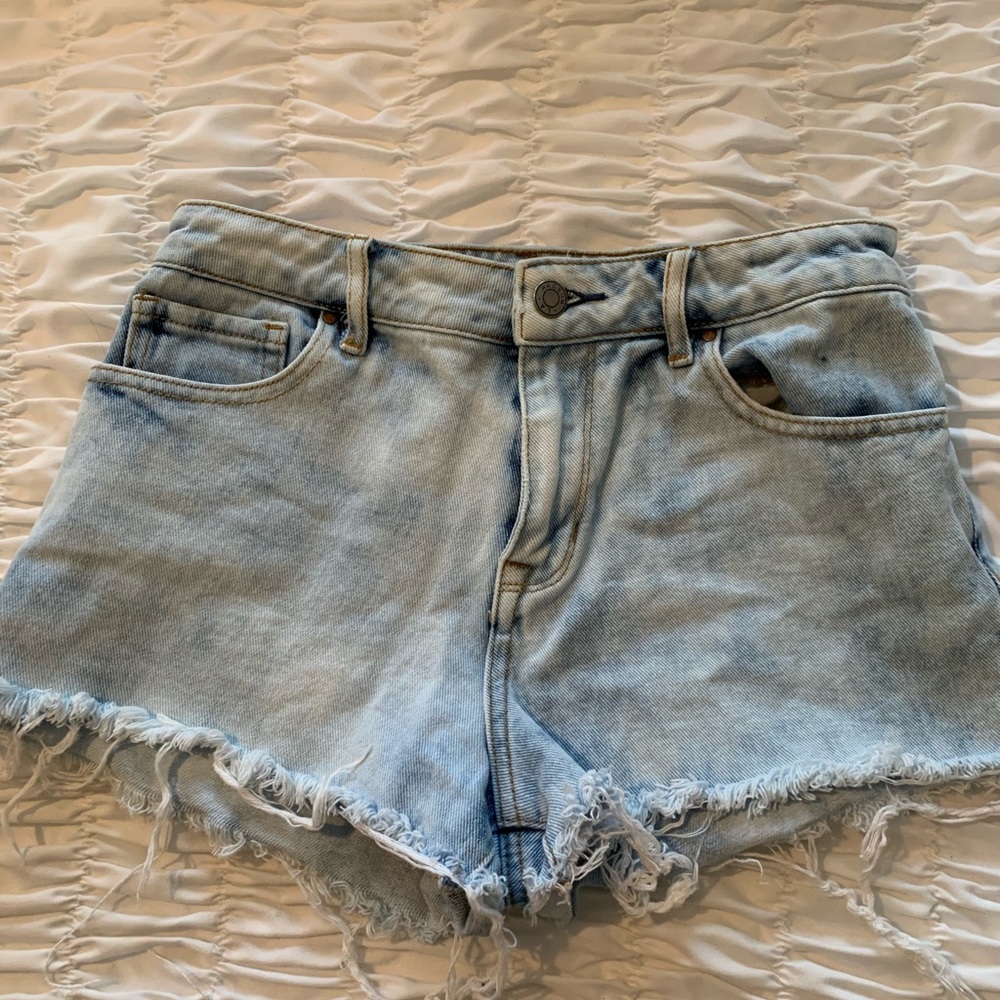 Pacsun Light Wash Denim Shorts